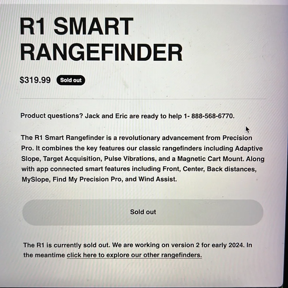 Precision Pro R1 Smart Rangefinder - Picture 13 of 14